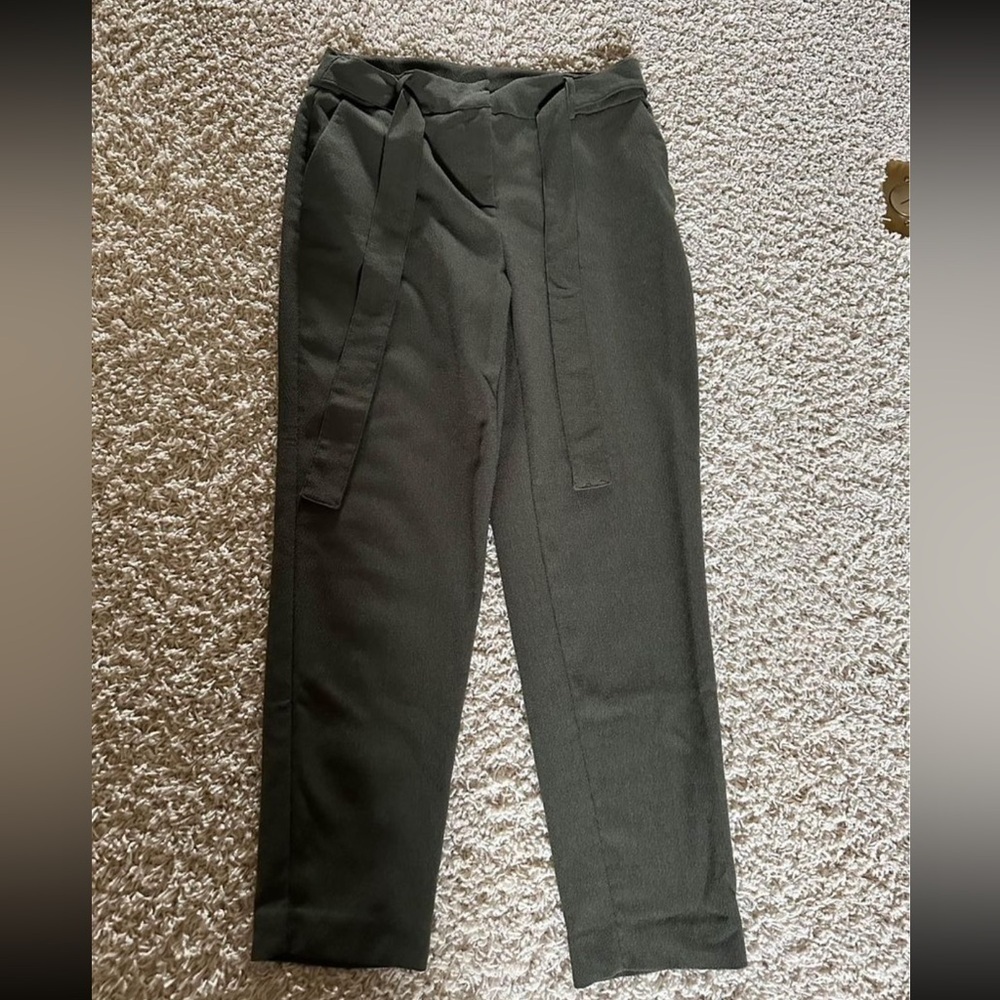 Nine West Army Green Trousers Size 2